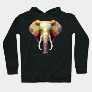 Majestic Elephant Head Poly Hoodie